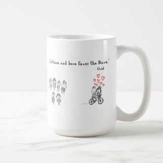 Taza De Café La fortuna y el amor favorecen al Dave
