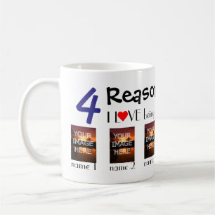 Taza De Café La foto de encargo razona amor de I que es un pap