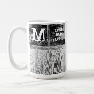 Taza De Café La foto rusa en blanco y negro mejor papá al inici