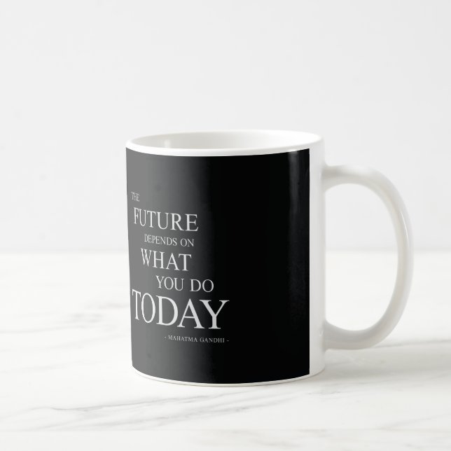 Taza De Café La futura oferta motivacional Inspiradora (Derecha)