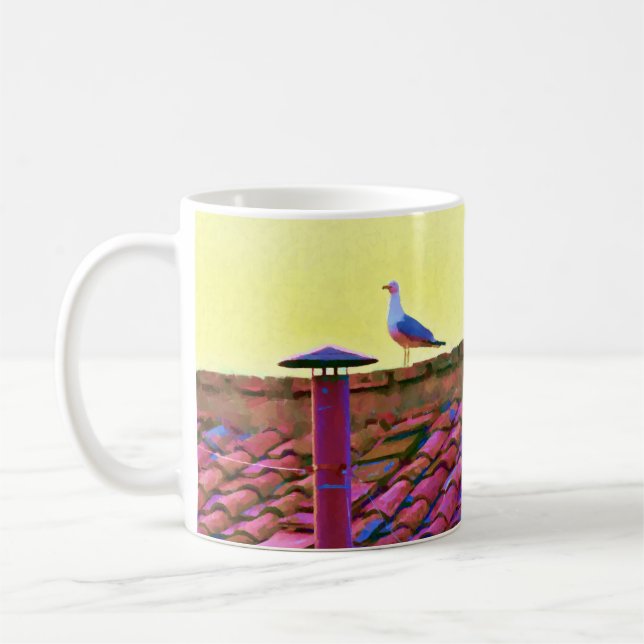 Taza De Café La gaviota en una tarde de cónclave (Izquierda)