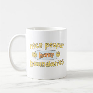 Taza De Café La gente agradable tiene límites