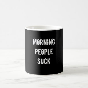 Taza De Café La gente de la mañana chupa