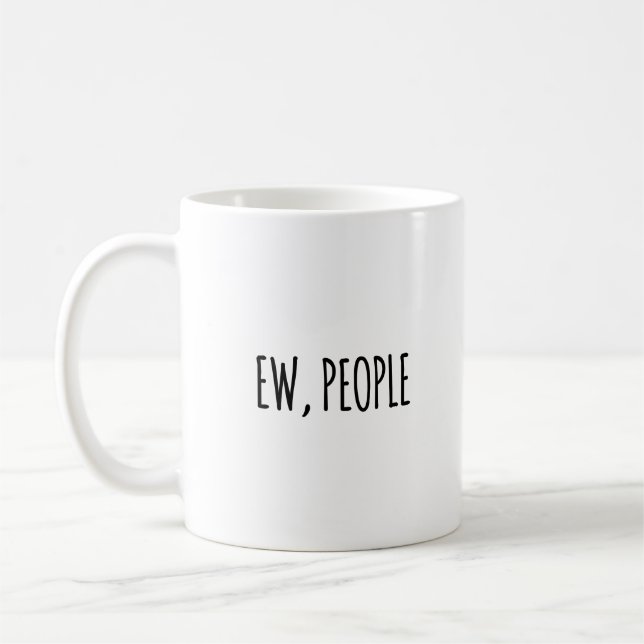 Taza De Café La gente es graciosa, sarcástica (Izquierda)
