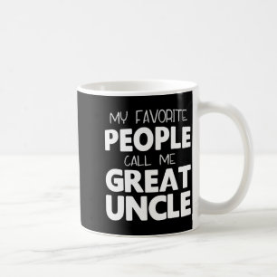 Taza De Café La gente favorita llama al gran tío divertido mang