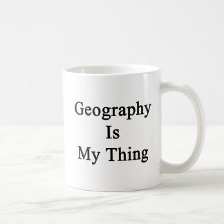 Taza De Café La geografía es mi cosa