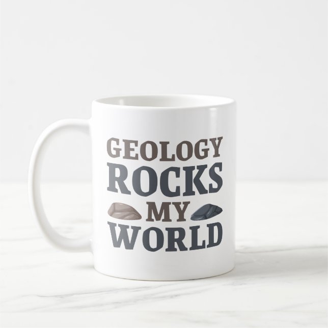 Taza De Café La geología sacude mi mundo (Izquierda)