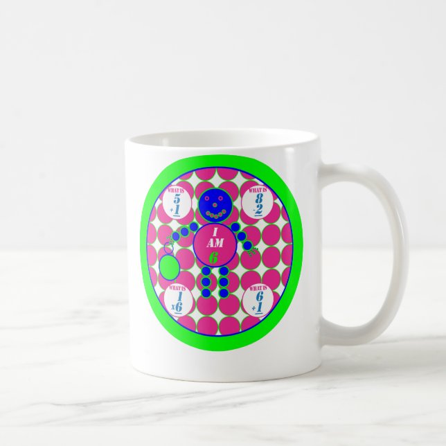 Taza De Café La Geometría-Mug-Círculo-Edad 6 (Derecha)