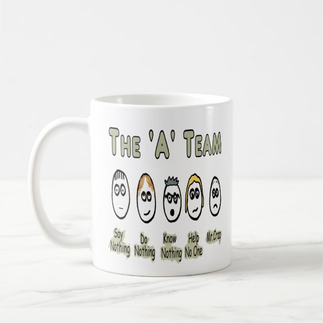 Taza De Café La gestión de proyectos de equipo 'A' (Izquierda)