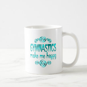 Taza De Café La gimnasia me hace feliz