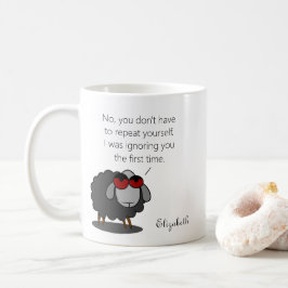 Taza De Café La gracia del sarcasmo personalizado ignora tu hum
