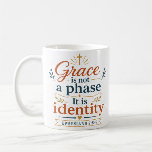 Taza De Café La gracia no es una fase, es identidad en Cristo