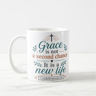 Taza De Café La gracia no es una segunda oportunidad, es una nu