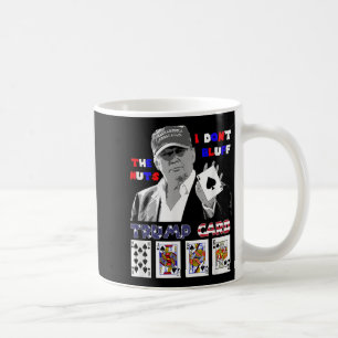 Taza De Café La graciosa camiseta de Trump Poker no te mojo la