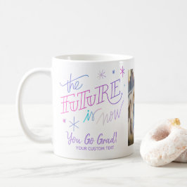 Taza De Café La graduación el futuro ahora es foto de encargo