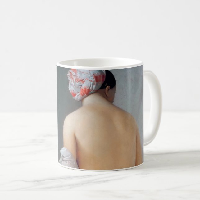 Taza De Café La gran breña (mujer sentada), Dominique Ingres (Anverso derecho)