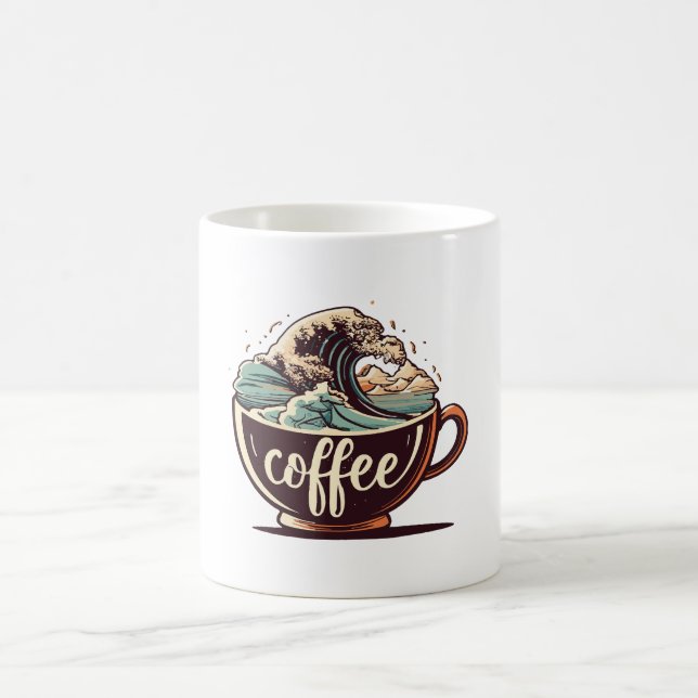 Taza De Café La Gran Ola De Café (Centro)