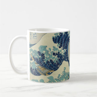 Taza De Café La gran ola de Kanagawa en Hokusai