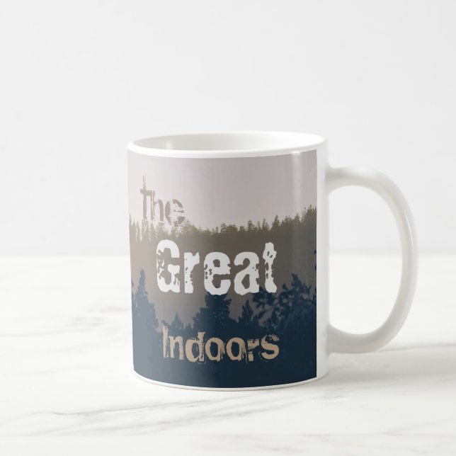 Taza De Café La Gran Trayectoria Alpina Interior (Derecha)