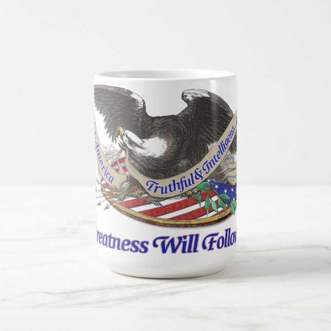 Taza De Café ¡La Grandeza Seguirá! 15 oz Mug (Centro)