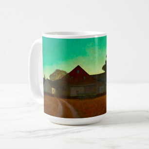 Taza De Café La granja superior de Newell Convers Wyeth
