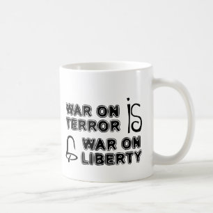 Taza De Café La guerra contra el terror es la guerra contra la