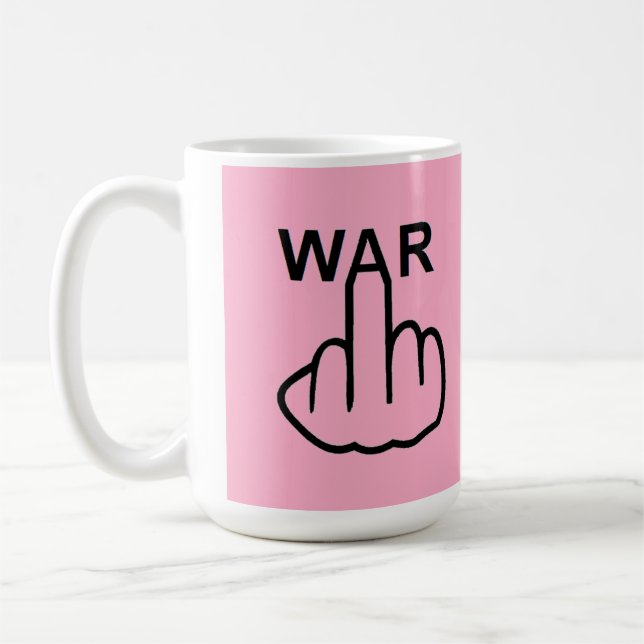 Taza De Café La guerra de atrapar aves volando es terrible (Izquierda)