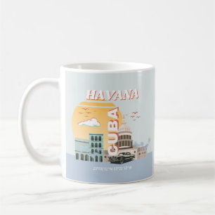 Taza De Café La Habana Cuba Viaje por arte