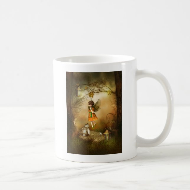 Taza De Café La hada del otoño (Derecha)
