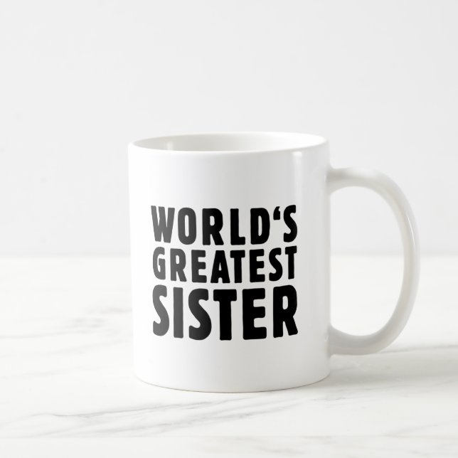 Taza De Café La hermana más grande del mundo (Derecha)