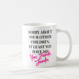 Taza De Café La hija favorita es el divertido día de la madre