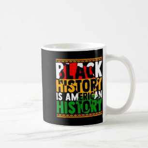 Taza De Café La historia negra es la historia americana hombres