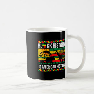 Taza De Café La historia negra es orgullo de la historia americ