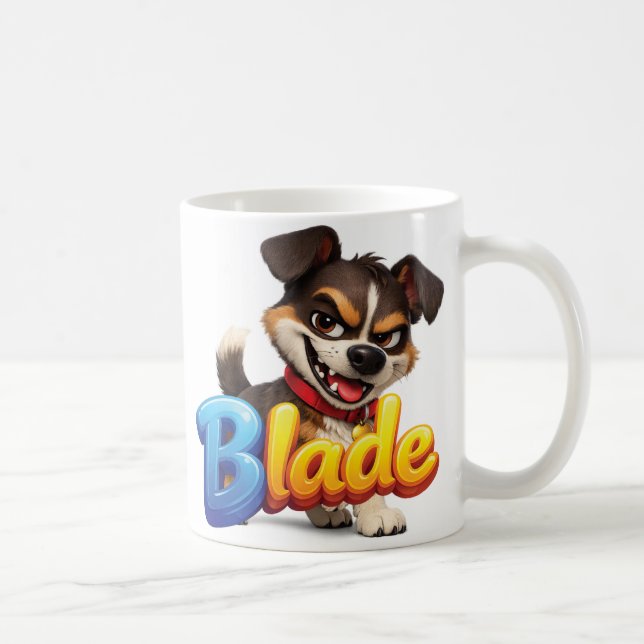 Taza De Café La hoja del perro (Derecha)