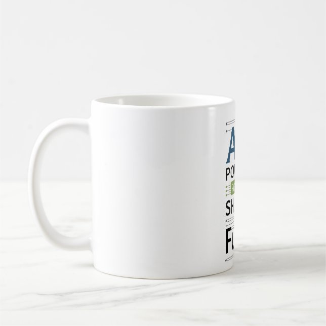 Taza De Café La IA impulsando el progreso - modelando el futuro (Izquierda)