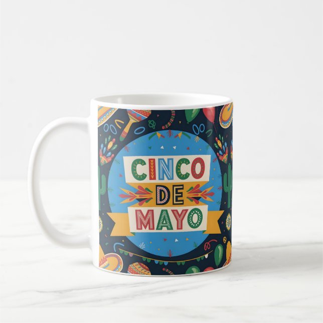 Taza De Café La idea del regalo de Cinco de Mayo (Izquierda)