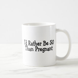 Taza De Café La identificación sea bastante 50 que embarazada