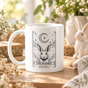 Taza De Café La ilustración de la carta del Tarot de la Luna Mí