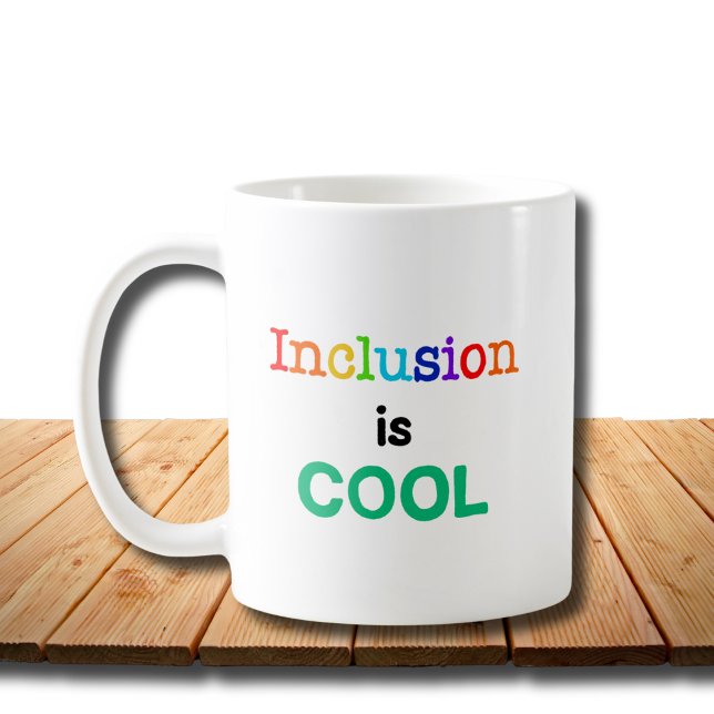 Taza De Café La inclusión es GUAY - Conciencia sobre la neurodi (Subido por el creador)