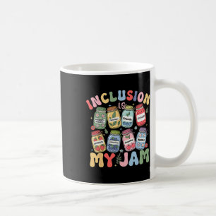 Taza De Café La inclusión es mi jam Sped Teacher Educación Espe