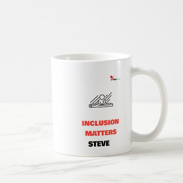 Taza De Café La inclusión importa Orgullo de discapacidad Perso (Derecha)