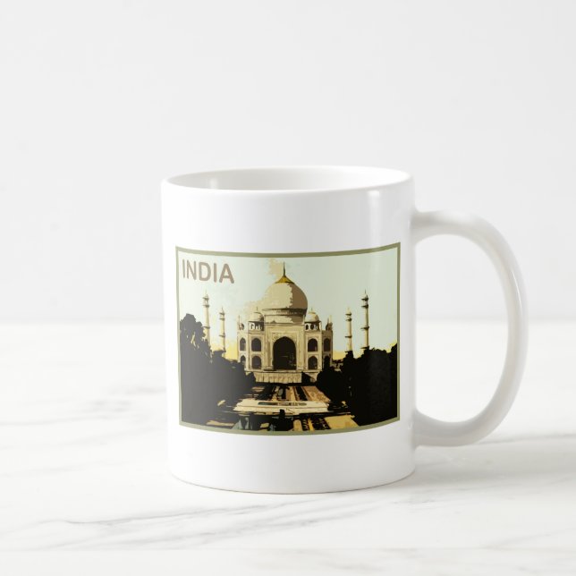 Taza De Café La India el Taj Mahal (Derecha)