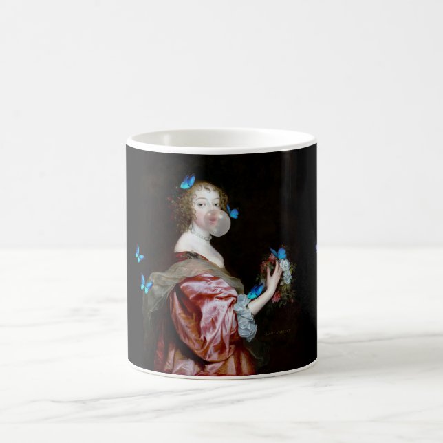Taza De Café La inesperada llegada de las mariposas azules (Centro)