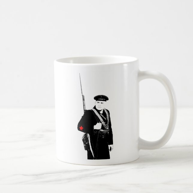 Taza De Café La infantería naval soviética de WWII asalta (Derecha)