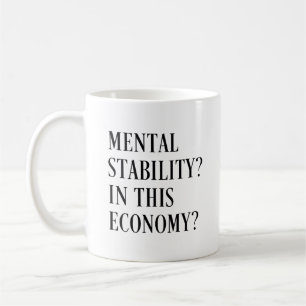Taza De Café La inflación en esta economía precios divertidos d