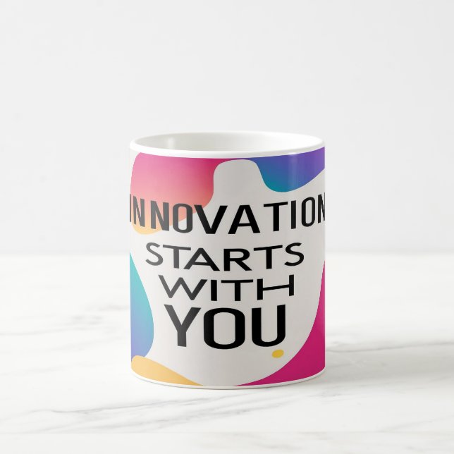 Taza De Café La innovación comienza contigo (Centro)