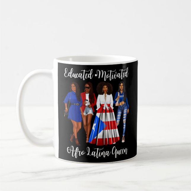 Taza De Café La inspiradora Reina Latina de África (Izquierda)