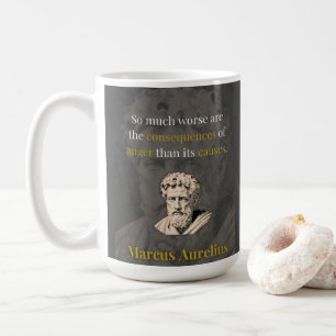 Taza De Café La ira te lastima más: Marco Aurelio sobre la mode