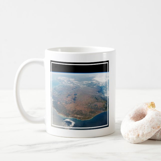 Taza De Café La Isla De Madagascar. (Con donut)