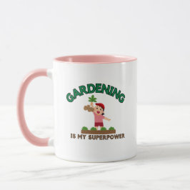 Taza de café "La jardinería es mi superpoder" de j